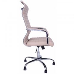 Компьютерное кресло MF-2020 бежевое (экокожа)