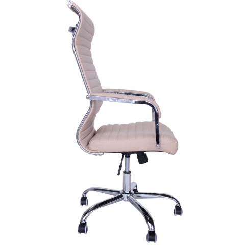 Компьютерное кресло MF-2020 бежевое (экокожа)