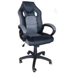 Компьютерное кресло MF-349 black-dark gray