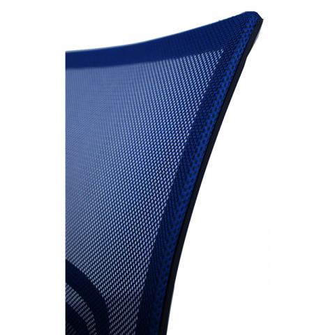 Компьютерное кресло MF-696 синие (сетка/ткань)