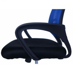 Компьютерное кресло MF-696 синие (сетка/ткань)