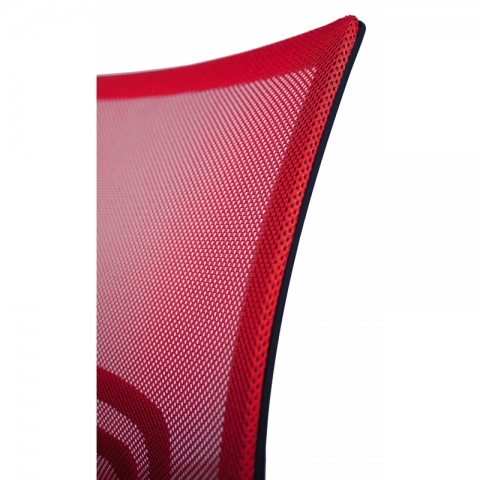 Компьютерное кресло MF-696 красное (сетка/ткань)