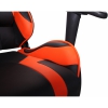 Кресло игровое MFG-6001 черное/оранжевое (экокожа)