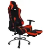 Кресло игровое MFG-6001 черное/оранжевое (экокожа)
