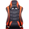 Кресло игровое MFG-6001 черное/оранжевое (экокожа)