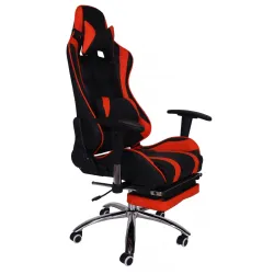 Кресло игровое MFG-6001 черное/оранжевое (экокожа)