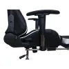 Кресло игровое MFG-6001 черное/белое (экокожа)