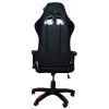 Кресло игровое MFG-6023 черное/красное (экокожа)