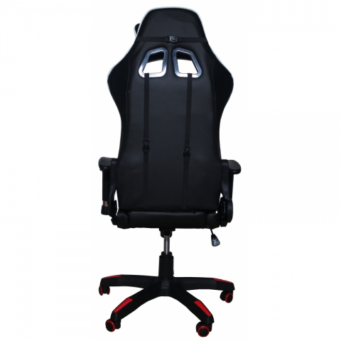 Кресло игровое MFG-6023 черное/красное (экокожа)