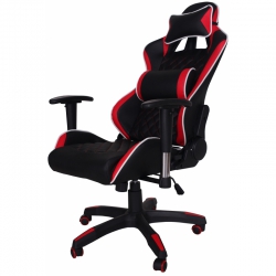 Кресло игровое MFG-6023 черное/красное (экокожа)