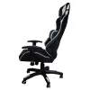 Кресло игровое MFG-6023 Черное/белое (экокожа)