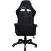 Кресло игровое MFG-6023 Черное/белое (экокожа)