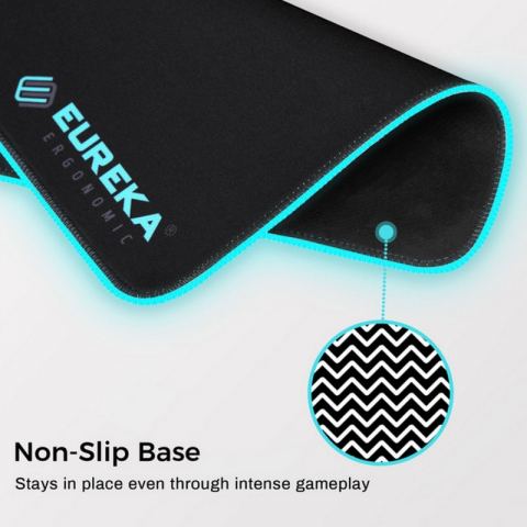 Коврик для мыши и клавиатуры с RGB-подсветкой EUREKA JC-01