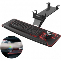 Крепление для клавиатуры Eureka ERK-AKB-02 с регулировкой, черный