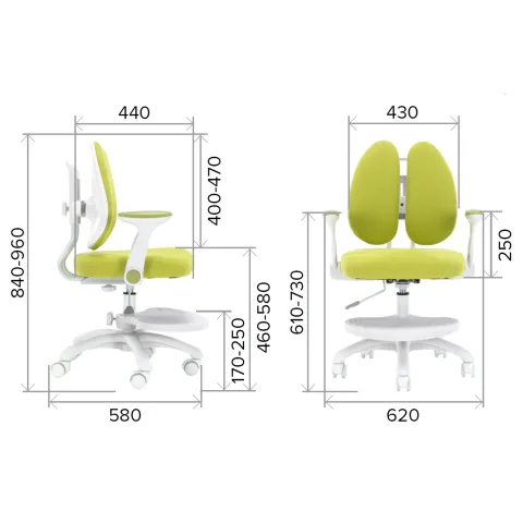 Кресло детское Everprof Kids 104 Ткань Оранжевый