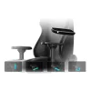 Кресло DXRacer серии Martian, LMT24FBE/N, размер L, ткань, черный, электроприводы