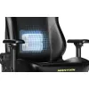 Кресло DXRacer серии Martian, LMT24FBE/N, размер L, ткань, черный, электроприводы