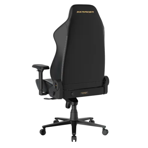 Кресло DXRacer серии Martian, LMT24LTA/NNY, размер L, экокожа, черный-желтый, электроприводы