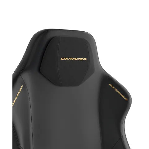 Кресло DXRacer серии Martian, LMT24LTA/NNY, размер L, экокожа, черный-желтый, электроприводы