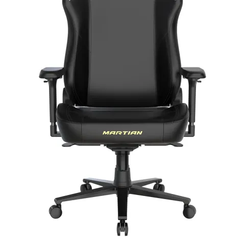 Кресло DXRacer серии Martian, LMT24LTA/NNY, размер L, экокожа, черный-желтый, электроприводы