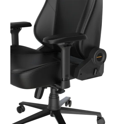 Кресло DXRacer серии Martian, LMT24LTA/NNY, размер L, экокожа, черный-желтый, электроприводы