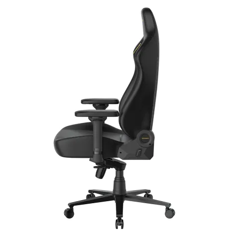 Кресло DXRacer серии Martian, LMT24LTA/NNY, размер L, экокожа, черный-желтый, электроприводы