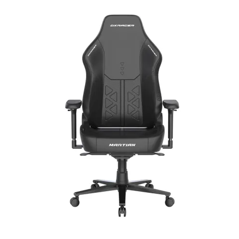 Кресло DXRacer серии Martian Pro, MP25XLTA-TRIANGLE/N, размер XL, экокожа, черный, электроприводы, вентиляция, подогрев, массаж