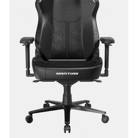 Кресло DXRacer серии Martian Pro, MP25XLTA-TRIANGLE/N, размер XL, экокожа, черный, электроприводы, вентиляция, подогрев, массаж
