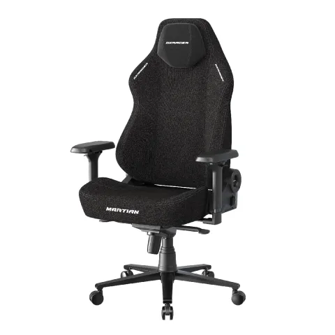 Кресло DXRacer серии Martian, XLMT24FBE/N, размер XL, ткань, черный, электроприводы