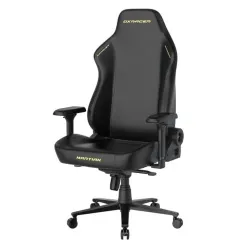 Кресло DXRacer серии Martian, XLMT24LTA/NNY, размер XL, экокожа, черный-желтый, электроприводы