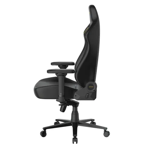 Кресло DXRacer серии Martian, XLMT24LTA/NNY, размер XL, экокожа, черный-желтый, электроприводы