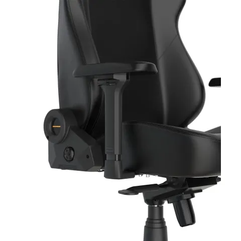 Кресло DXRacer серии Martian, XLMT24LTA/NNY, размер XL, экокожа, черный-желтый, электроприводы
