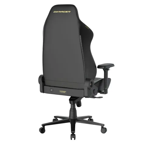 Кресло DXRacer серии Martian, XLMT24LTA/NNY, размер XL, экокожа, черный-желтый, электроприводы