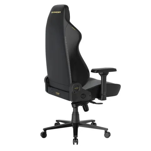 Кресло DXRacer серии Martian, XLMT24LTA/NNY, размер XL, экокожа, черный-желтый, электроприводы