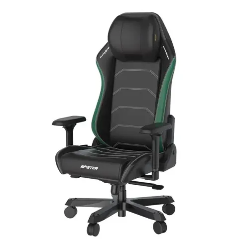 Кресло DXRacer серии Master, I-DMC/MAS2022/NE, экокожа, черный-зеленый