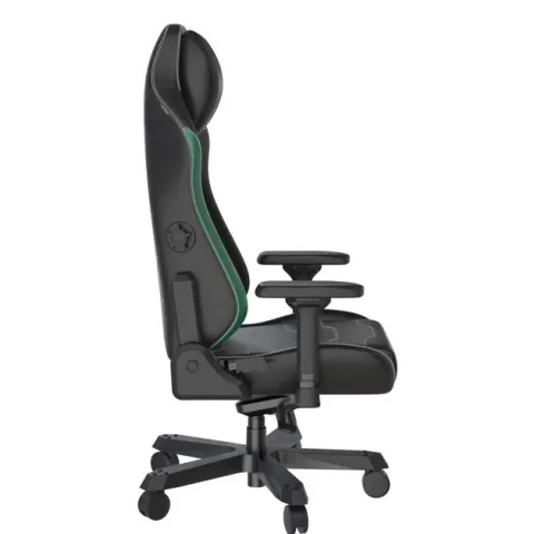 Кресло DXRacer серии Master, I-DMC/MAS2022/NE, экокожа, черный-зеленый