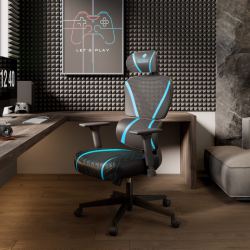 Эргономичное кресло Eureka Norn, Blue