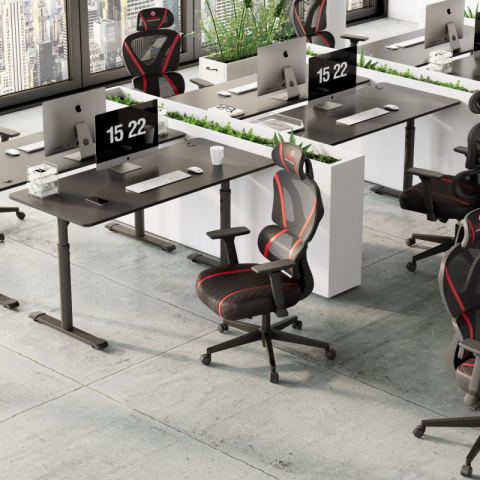 Эргономичное кресло Eureka Norn, Red