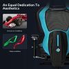 Эргономичное кресло Eureka TYPHON, Blue, ESL