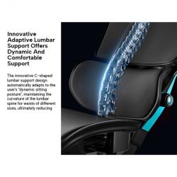 Эргономичное кресло Eureka TYPHON, Blue, ESL