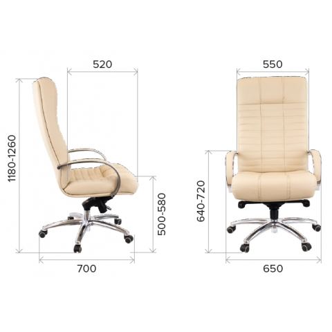 Кресло Everprof Atlant AL M Экокожа Бежевый