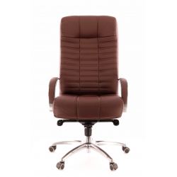 Кресло Everprof Atlant AL M Кожа Коричневый