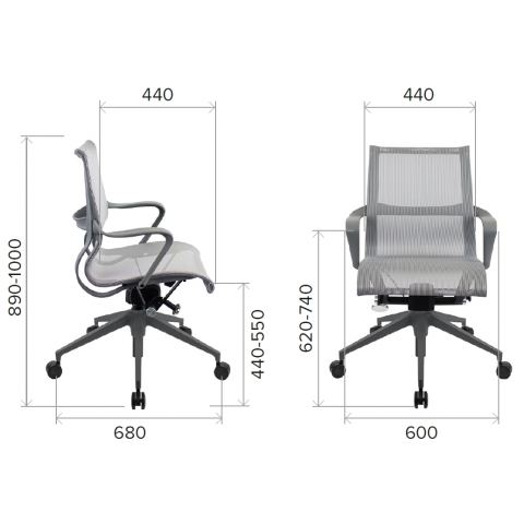 Кресло Everprof Chicago Black Сетка Черный