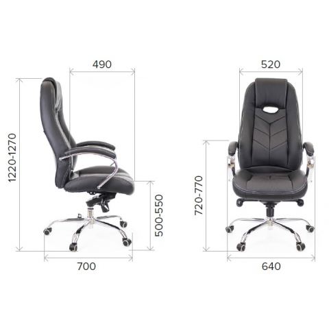 Кресло Everprof Drift M Кожа Коричневый