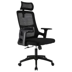 Кресло руководителя офисное  Everprof EP-530 Black Сетка Черный