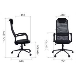 Кресло Everprof EP-705 Сетка Черный