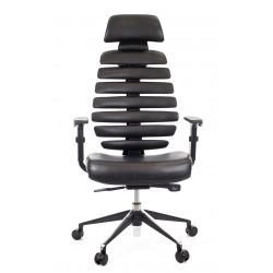 Кресло Everprof Ergo Black Экокожа Черный