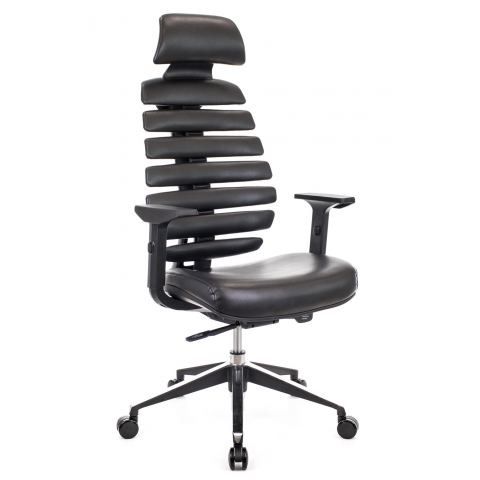 Кресло Everprof Ergo Black Экокожа Черный