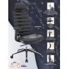 Кресло Everprof Ergo Black Кожа Черный