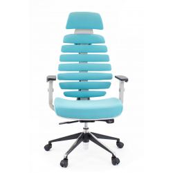 Кресло Everprof Ergo Grey Ткань Бирюзовый